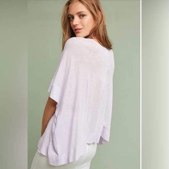 Jolie Dolman Oversized Tee - Porridge by Anthropologie – Lilac – Size Small - Picture 3 of 15